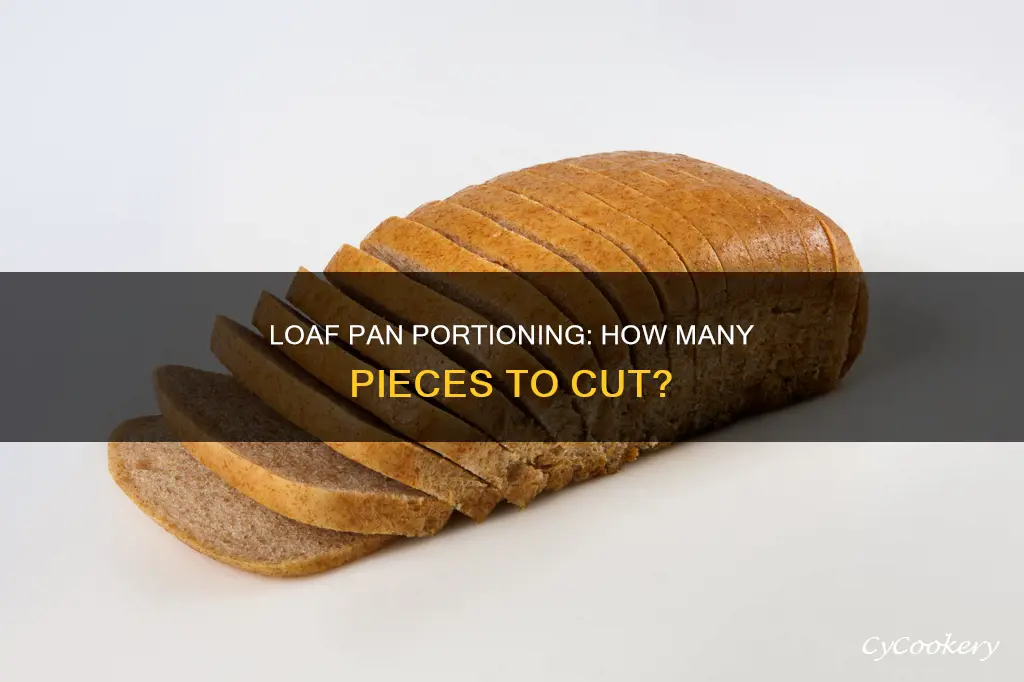 how many peices in a loaf pan