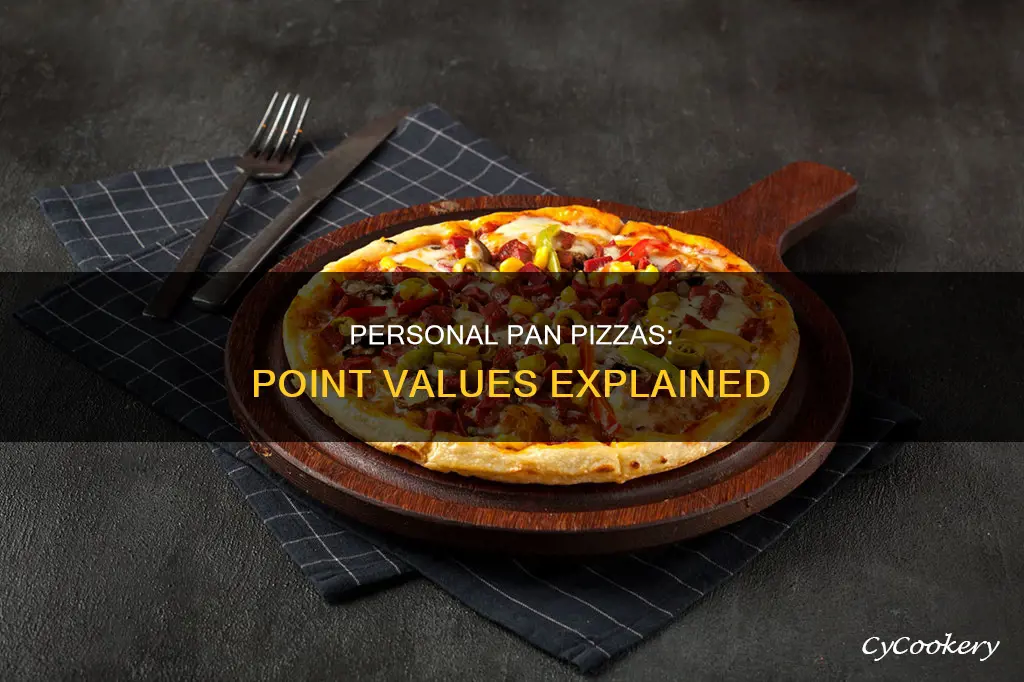 how many points is a personal pan pizza