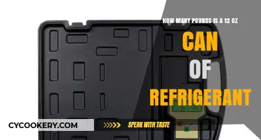 Understanding Refrigerant Weight: 12 oz Can in Pounds Explained