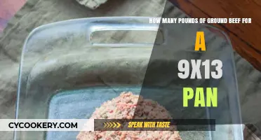 Ground Beef Casserole: How Many Pounds for a 9x13 Pan?