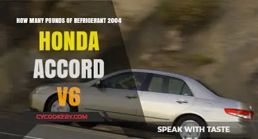 2004 Honda Accord V6 Refrigerant Capacity in Pounds Explained