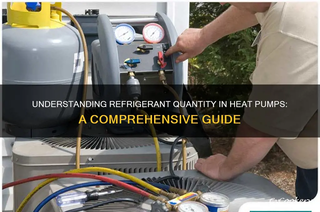 how many pounds of refrigerant in a heat pump