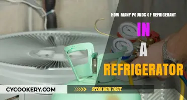 Refrigerant Quantity: How Many Pounds in Your Fridge?