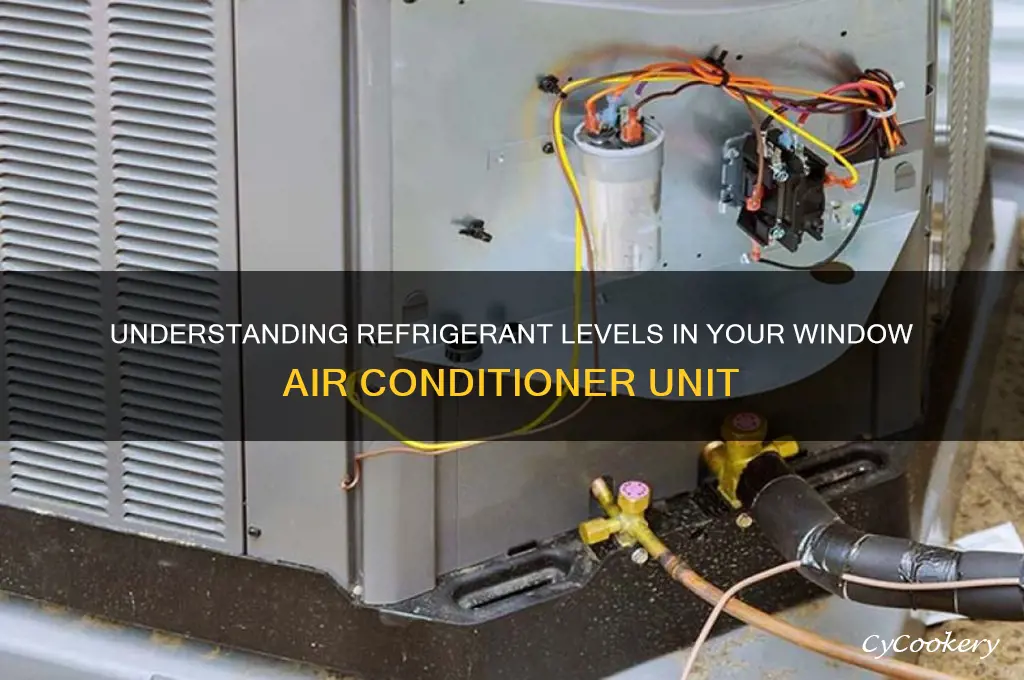how many pounds of refrigerant in a window unit