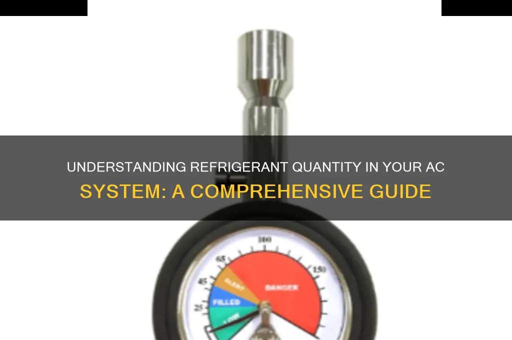 how many pounds of refrigerant in ac