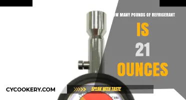 Converting Refrigerant Measurements: 21 Ounces to Pounds Explained