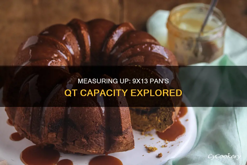 how many qt is a 9x13 pan