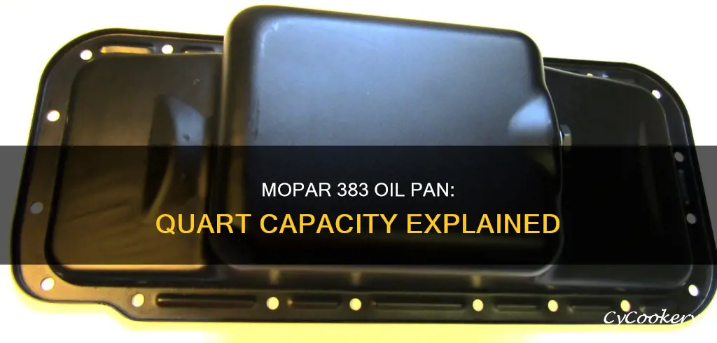 how many qts are stock mopar 383 pans