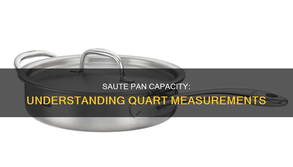 how many qts to an 11 x 3 saute pan