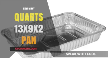 Baking Essentials: 13x9x2 Pan Capacity in Quarts
