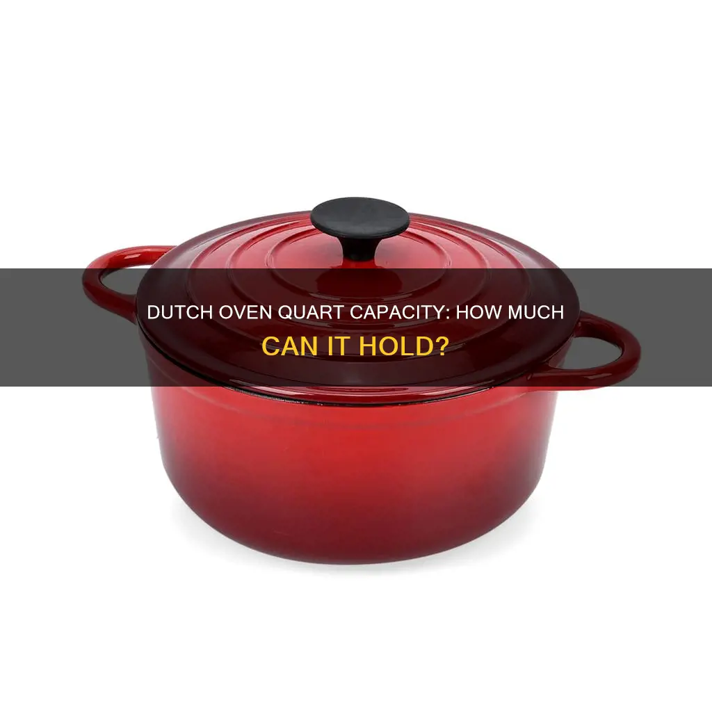 how many quarts are in a dutch oven pan