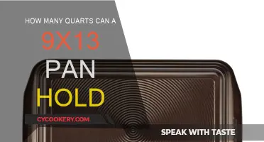 Standard 9x13 Pan: How Many Quarts Does It Hold?