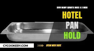 Hotel Pan Quart Capacity: Understanding Standard Sizes