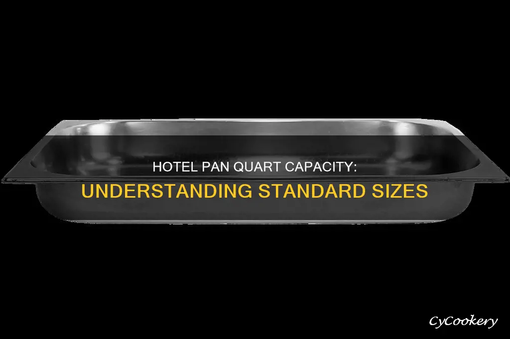 how many quarts does a 2 inch hotel pan hold