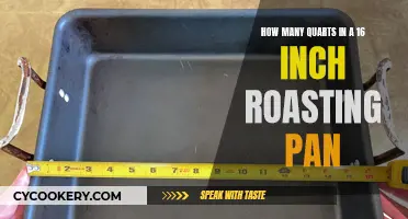 Roasting Pan Quarts: 16-Inch Capacity