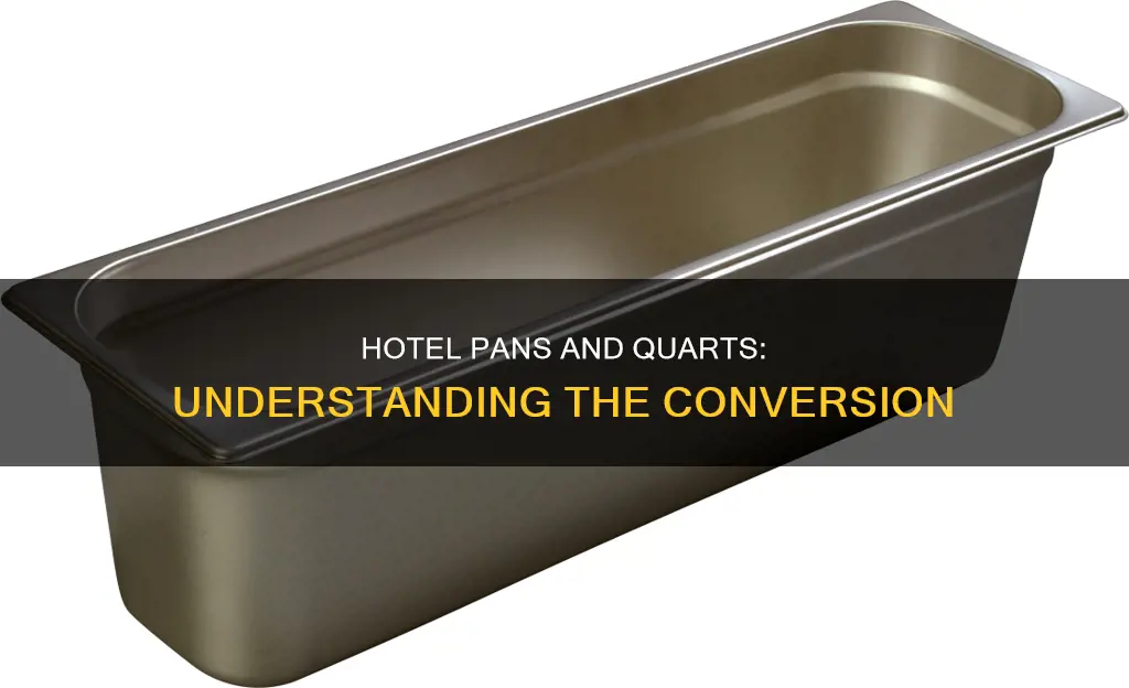 how many quarts in a 6 in hotel pan