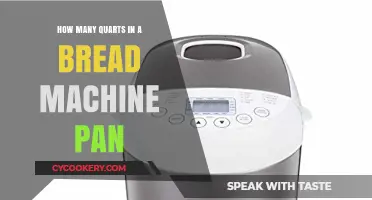 Bread Machine Pan: How Many Quarts?