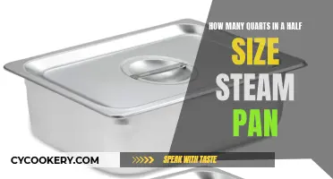 Quarts in a Half-Size Steam Pan?