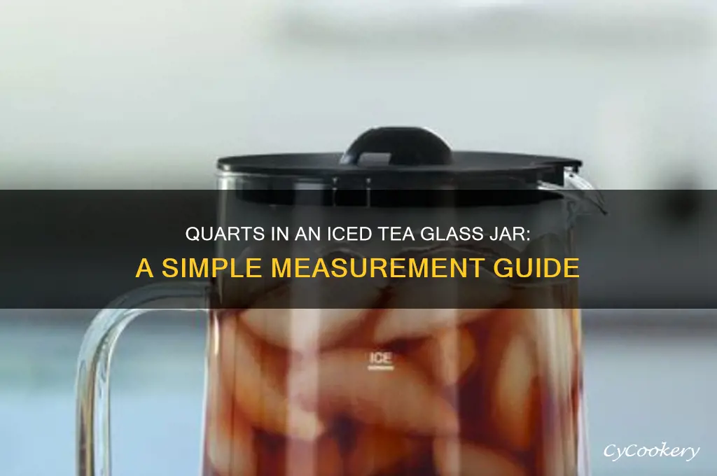 how many quarts in a ice tea glass jar