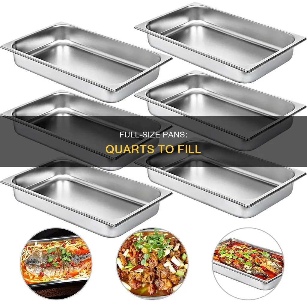 how many quarts in full size aluminum pan