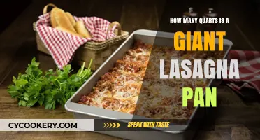 Lasagna Pan Quart Capacity: How Much Fits?
