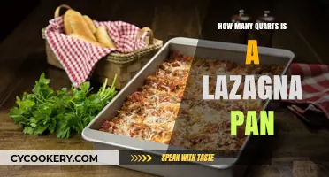 Lasagna Pan Quart Conundrum: How Many?