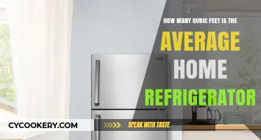 Average Home Refrigerator Size: Understanding Cubic Feet Capacity