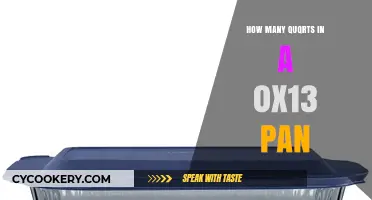 A Roomy 0x13 Pan: How Many Quarts Does It Hold?