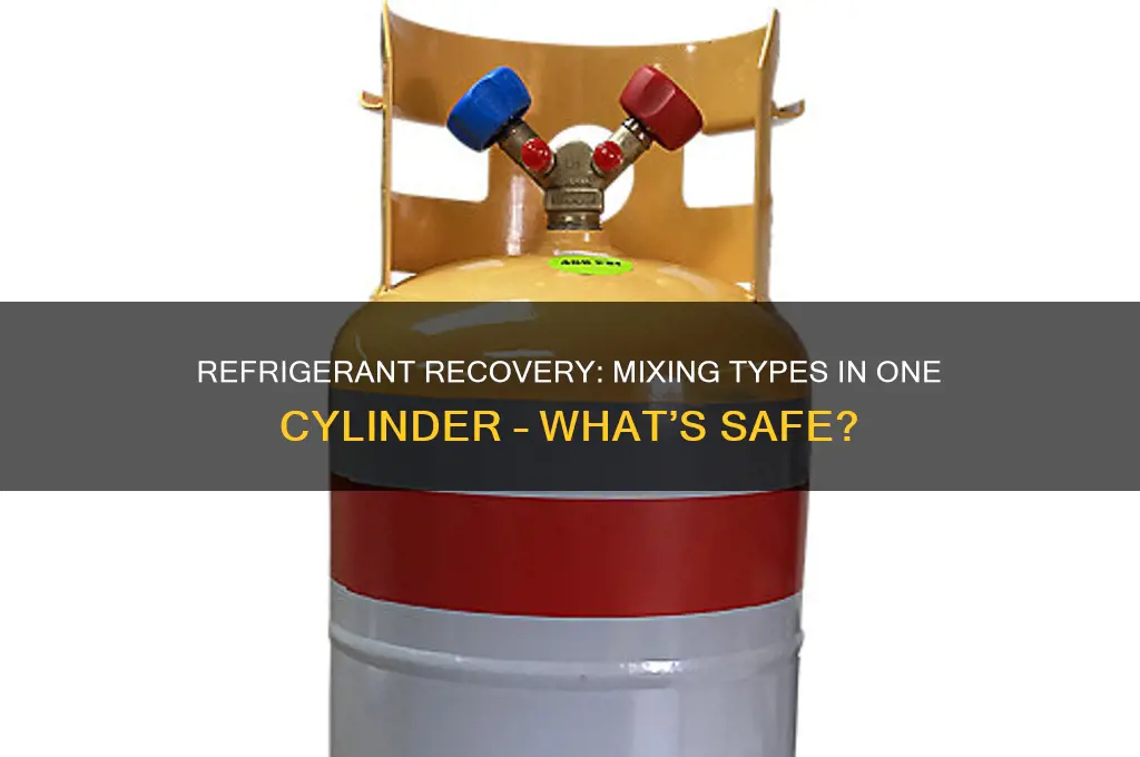 how many refrigerants can be recovered into the same cylinder
