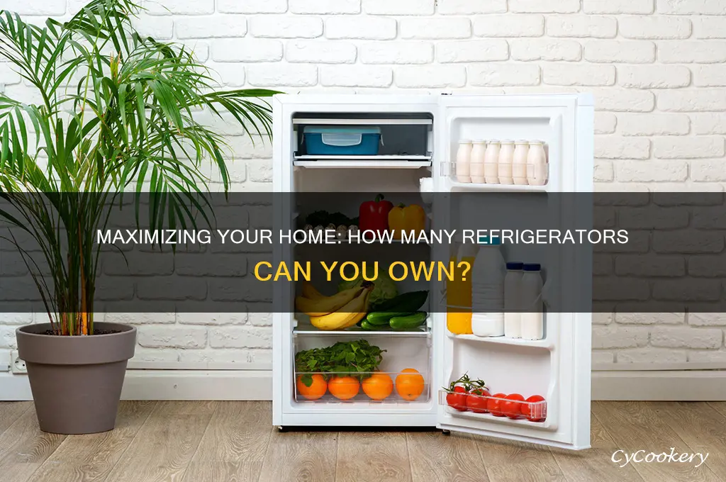 how many refrigerators allowed in a house