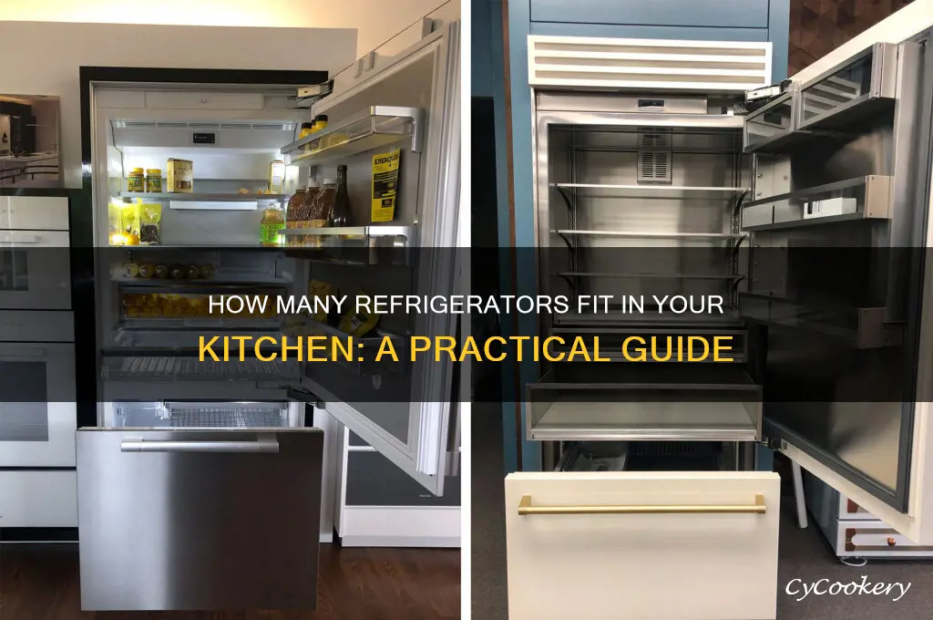 how many refrigerators are in the kitchen