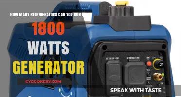 Running Refrigerators on a Generator: 1800 Watts Capacity Explained