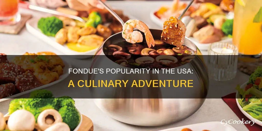 how many restaurants in the usa prepare fondue