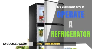 Running Watts Required: Powering Your Refrigerator Efficiently Explained