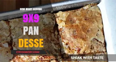 Delicious Dessert: 9x9 Pan Servings for All!