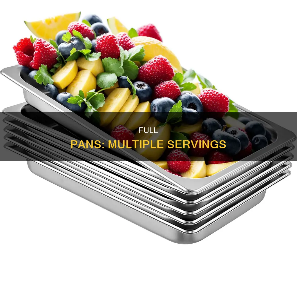 how many servings are in a full size aluminum pan