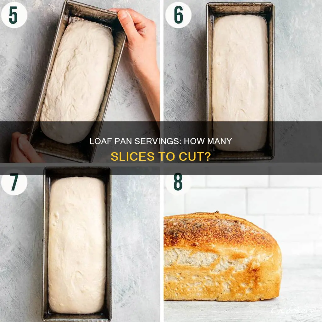 how many servings for a 9 by 5 loaf pan