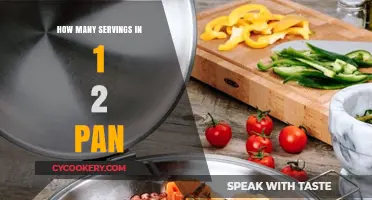 Large Pan, Many Servings: How Many?