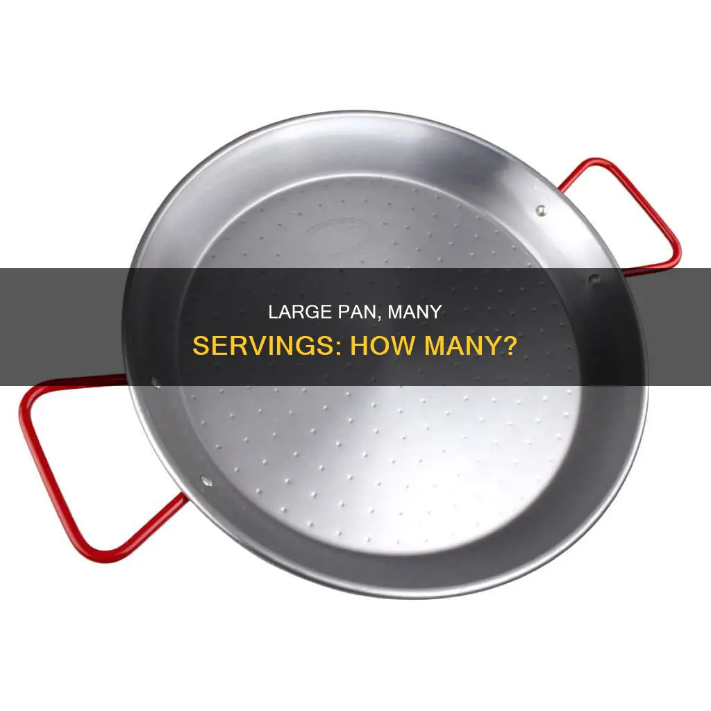 how many servings in 1 2 pan