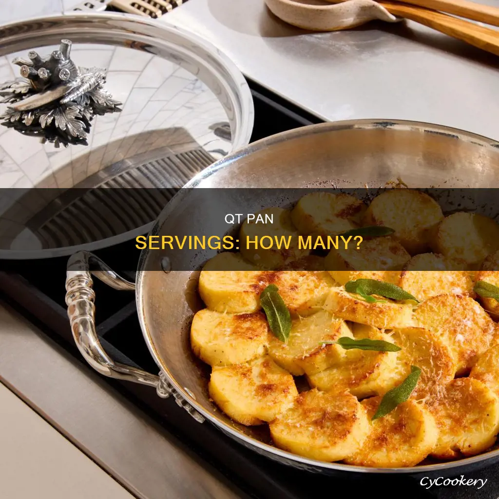 how many servings in 1 qt pan