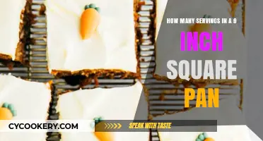 Square Pan Servings: How Many Can You Get?