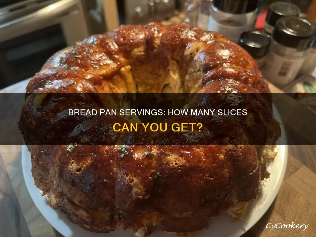 how many servings in a bread pan