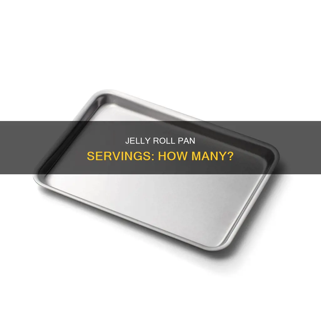 how many servings in a jelly roll pan
