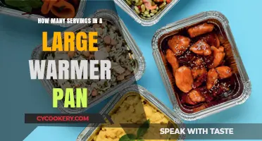 Warmers: How Many Servings Fit in Large Pans?