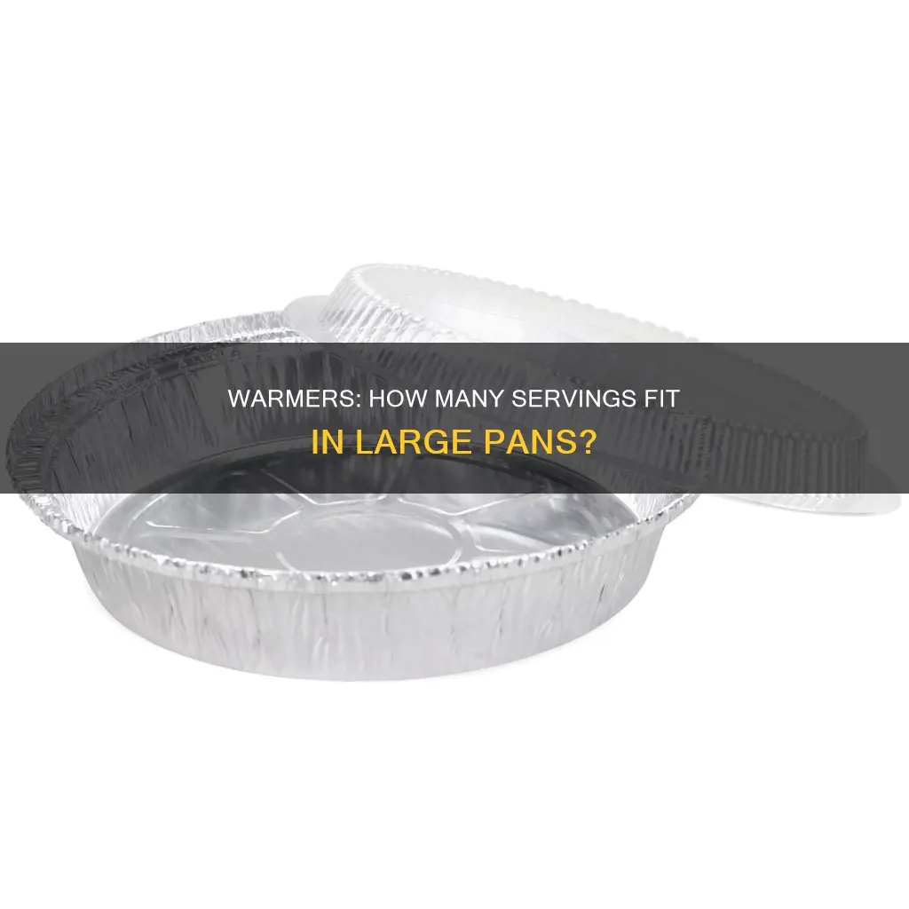 how many servings in a large warmer pan