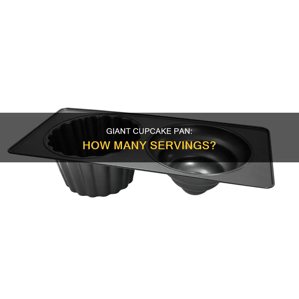 how many servings in giant cupcake pan