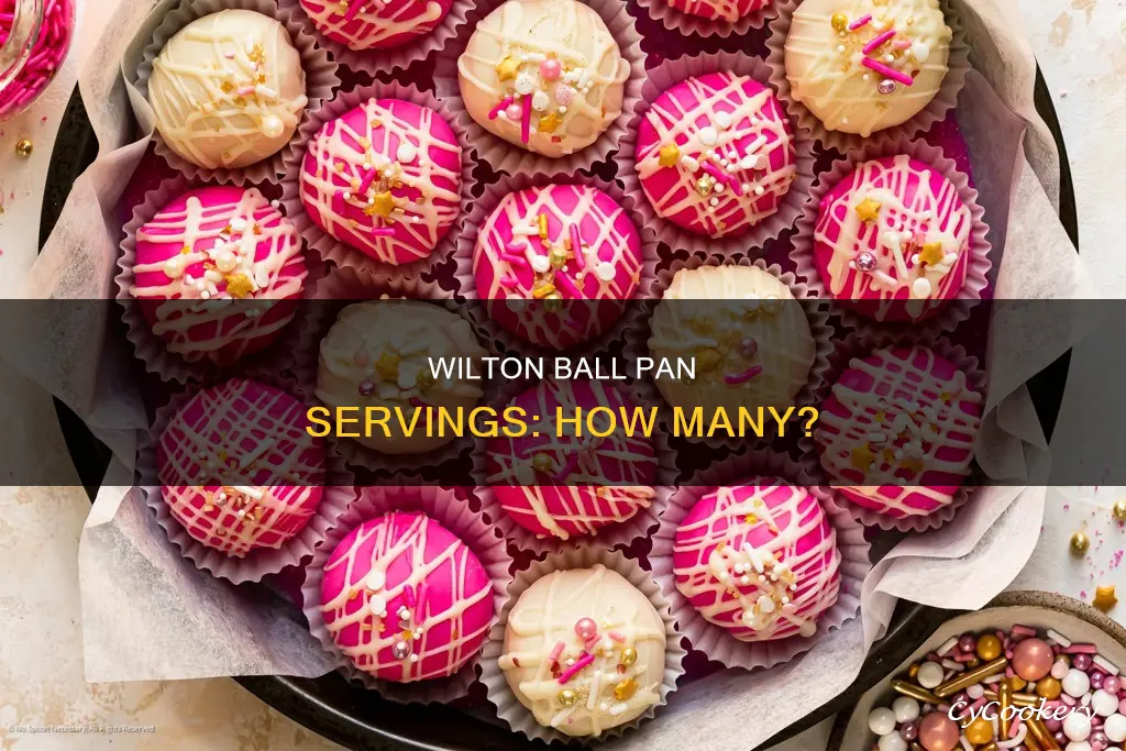 how many servings in the wilton ball pan