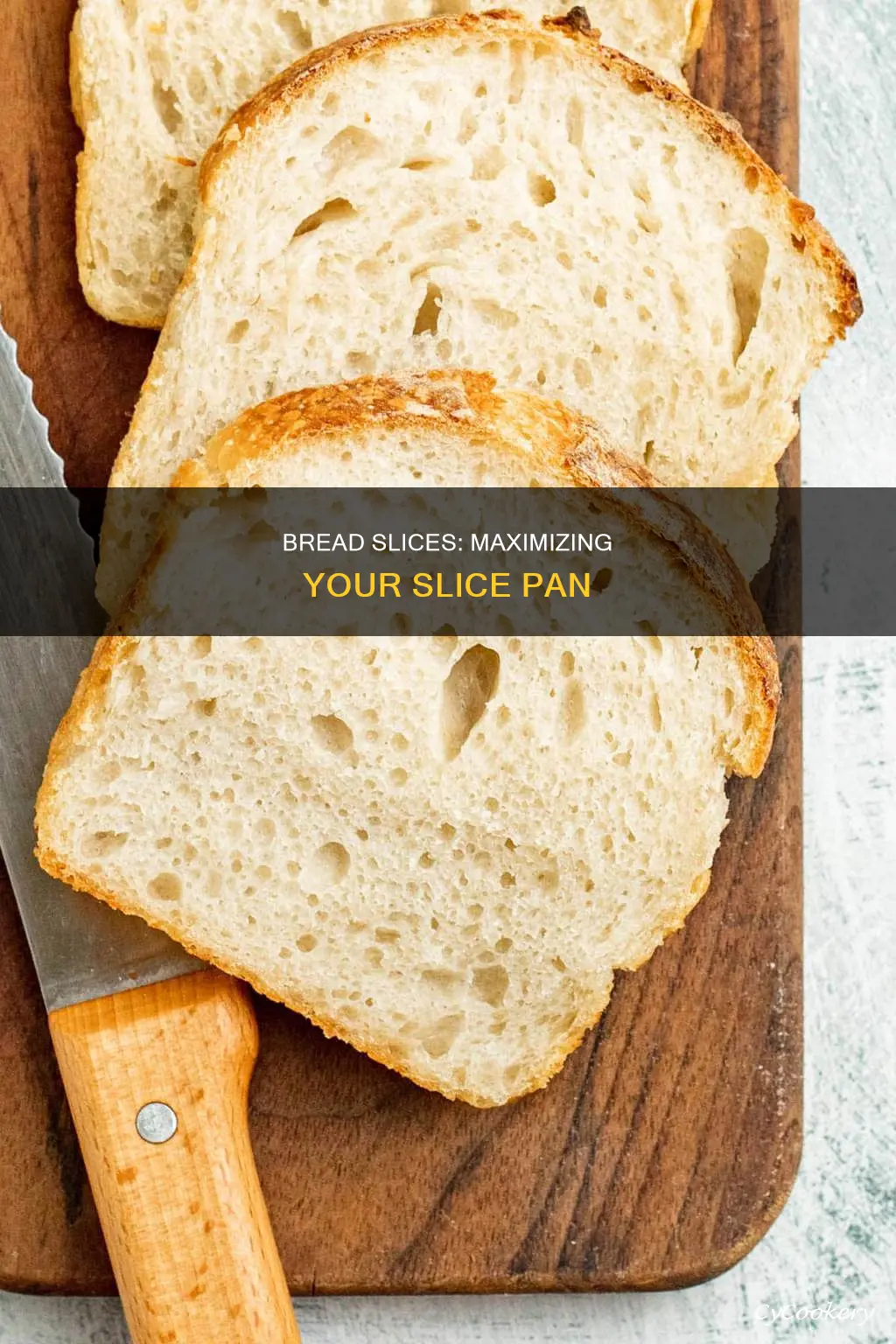 how many slices of bread in a slice pan