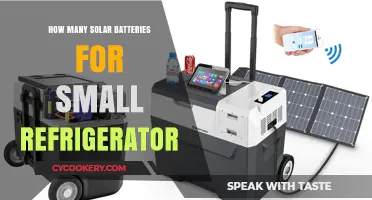 Sizing Solar Battery Systems for Efficient Small Refrigerator Power
