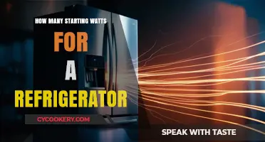 Choosing the Right Starting Watts for Your Refrigerator: A Guide